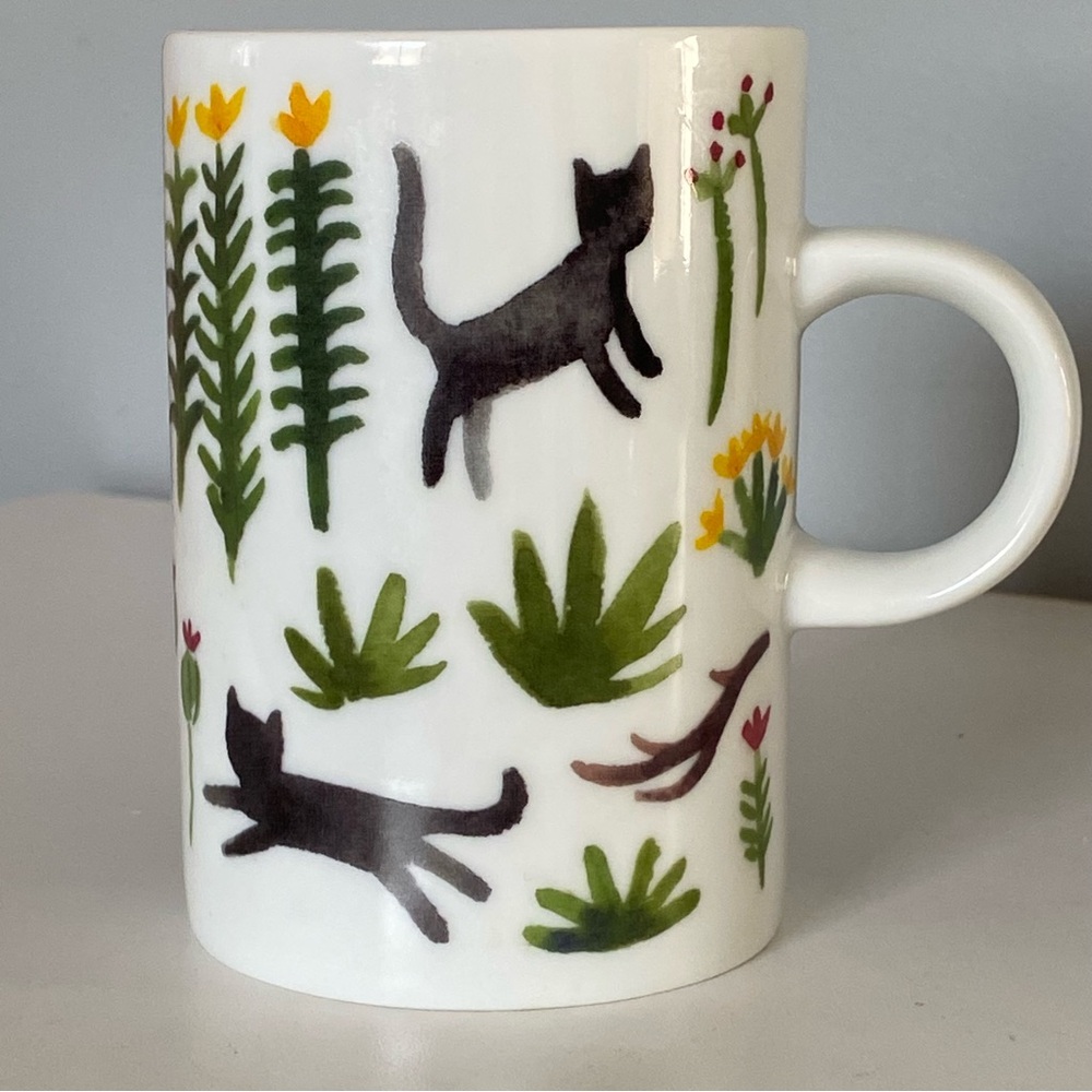 Cat Mug Danica Studio Cactus Southwest Desert Ceramic Coffee Tea Floral EUC - Picture 14 of 14